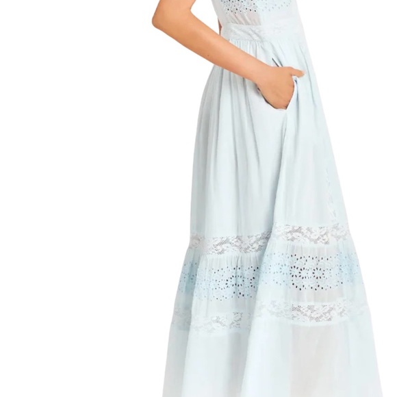 LoveShackFancy Ayala Dress Riviera Size 0 - Picture 3 of 10